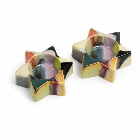 SHABBAT CANDLE HOLDERS — 06