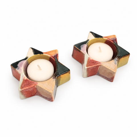 SHABBAT CANDLE HOLDERS — 06