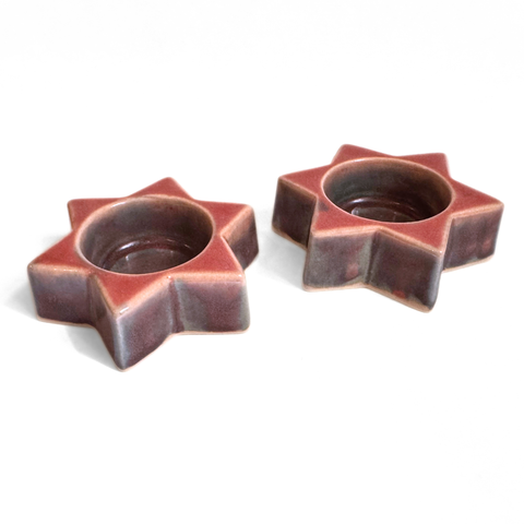 SHABBAT CANDLE HOLDERS — 08