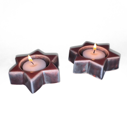 SHABBAT CANDLE HOLDERS — 08
