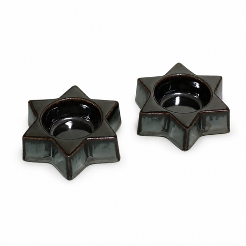 SHABBAT CANDLE HOLDERS — 10