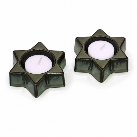 SHABBAT CANDLE HOLDERS — 10