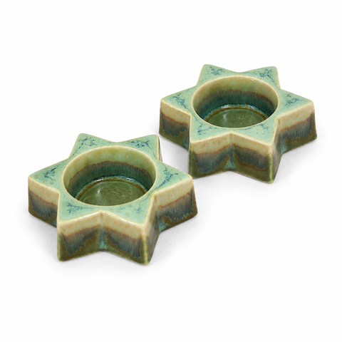 SHABBAT CANDLE HOLDERS — 13