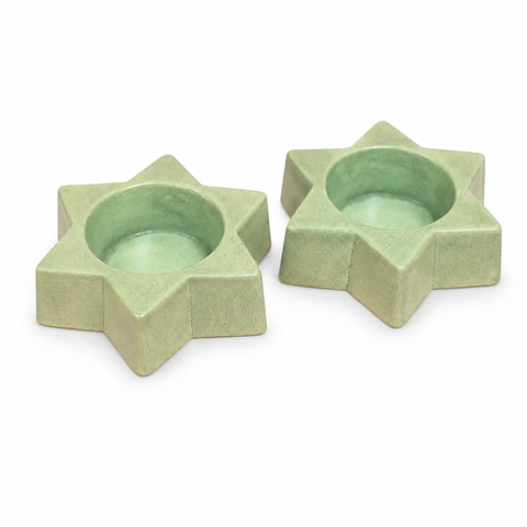 SHABBAT CANDLE HOLDERS — 14