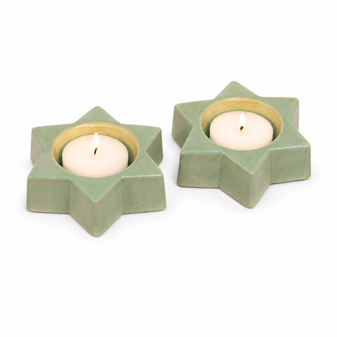 SHABBAT CANDLE HOLDERS — 14