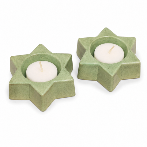 SHABBAT CANDLE HOLDERS — 14