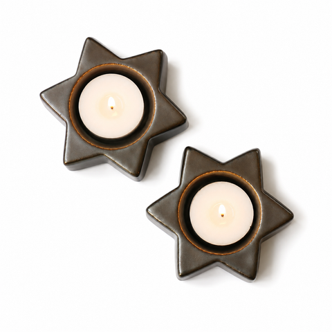 SHABBAT CANDLE HOLDERS — 16