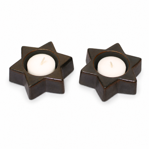 SHABBAT CANDLE HOLDERS — 16