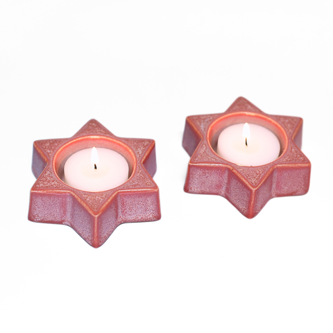 SHABBAT CANDLE HOLDERS — 17
