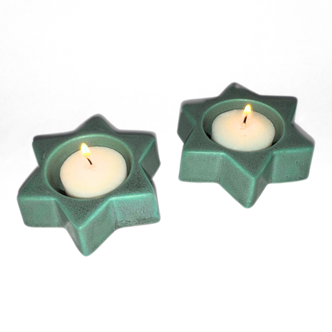 SHABBAT CANDLE HOLDERS — 01