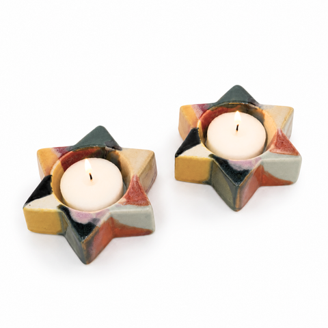 SHABBAT CANDLE HOLDERS — 06