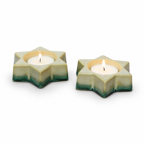 SHABBAT CANDLE HOLDERS — 09