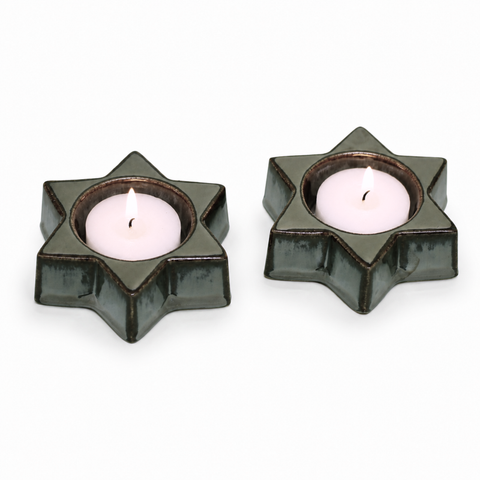 SHABBAT CANDLE HOLDERS — 10