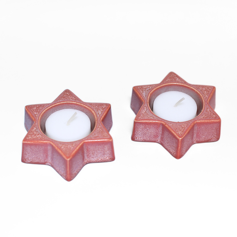 SHABBAT CANDLE HOLDERS — 17